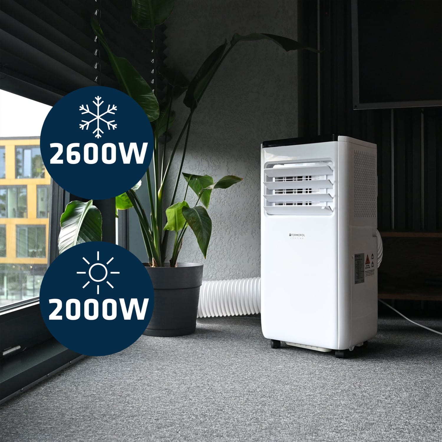 Climatiseur / Chauffage réversible mobile - Cortina 270 – Image 3